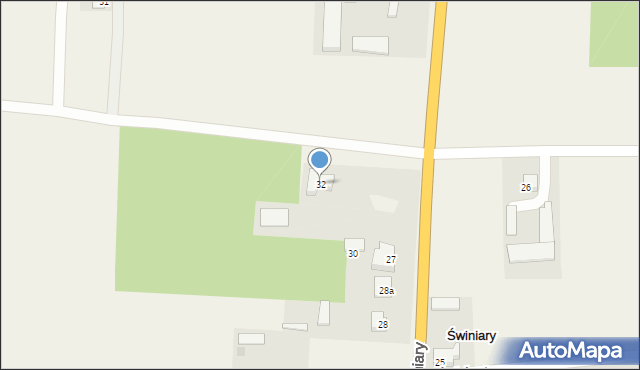 Świniary, Świniary, 32, mapa Świniary