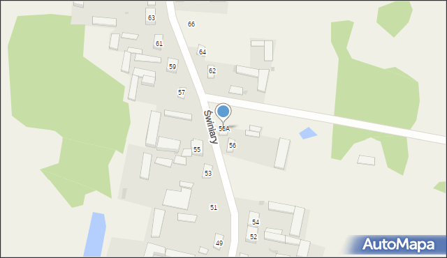 Świniary, Świniary, 56A, mapa Świniary