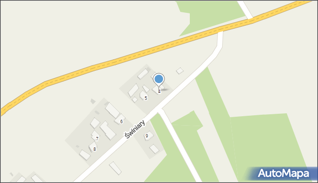 Świniary, Świniary, 4, mapa Świniary