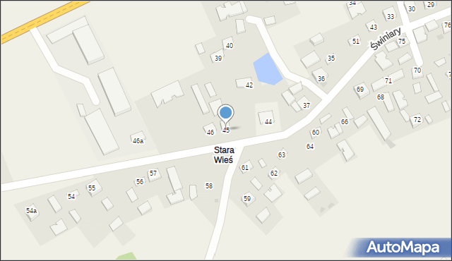 Świniary, Świniary, 45, mapa Świniary