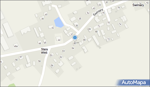 Świniary, Świniary, 65, mapa Świniary