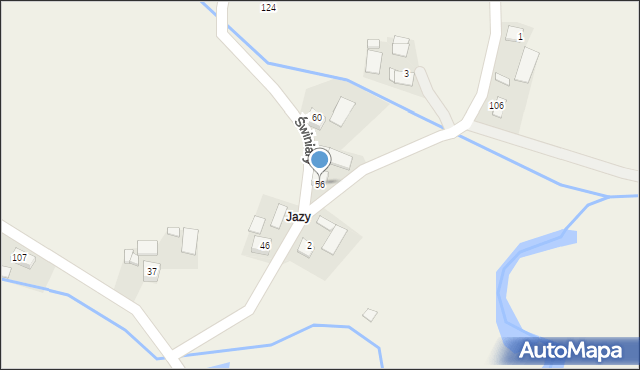 Świniary, Świniary, 56, mapa Świniary
