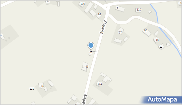 Świniary, Świniary, 67, mapa Świniary