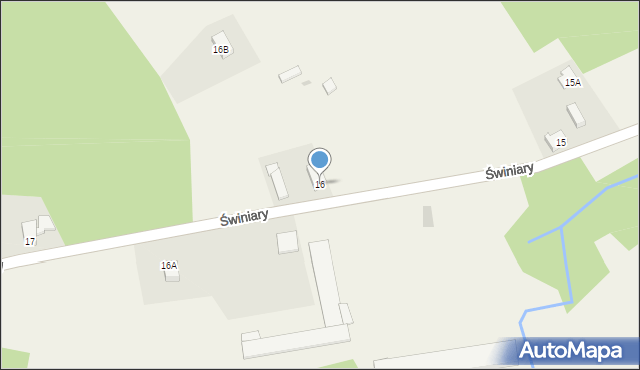 Świniary, Świniary, 16, mapa Świniary