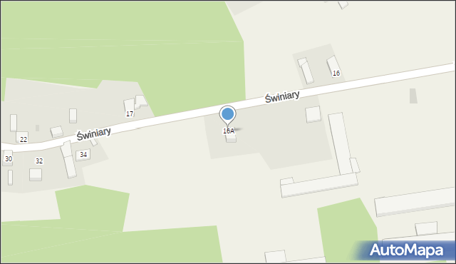 Świniary, Świniary, 16A, mapa Świniary