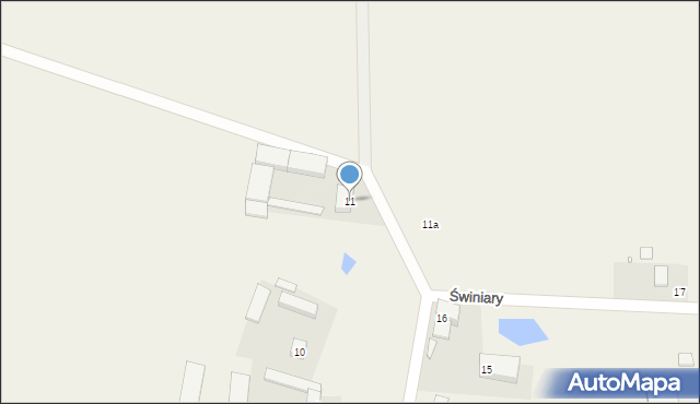 Świniary, Świniary, 11, mapa Świniary