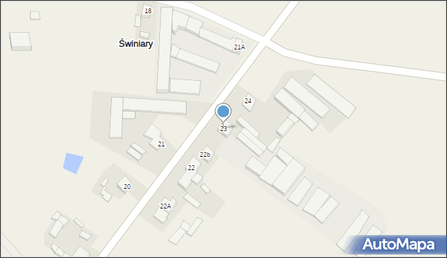 Świniary, Świniary, 23, mapa Świniary