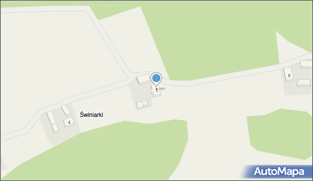 Świniary, Świniary, 5, mapa Świniary