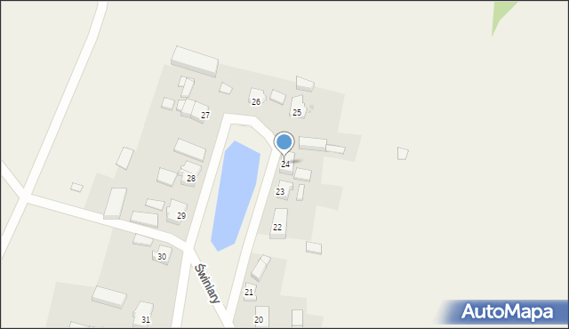 Świniary, Świniary, 24, mapa Świniary