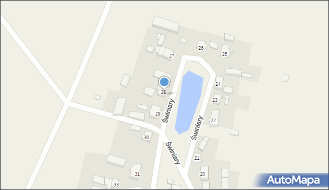 Świniary, Świniary, 28a, mapa Świniary