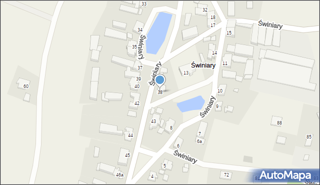 Świniary, Świniary, 38, mapa Świniary