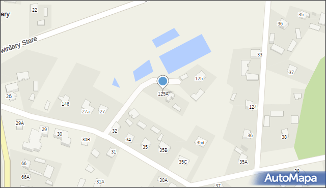 Świniary Stare, Świniary Stare, 125A, mapa Świniary Stare