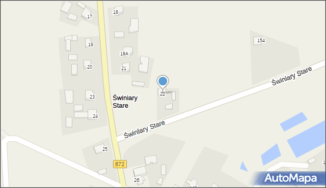 Świniary Stare, Świniary Stare, 22, mapa Świniary Stare