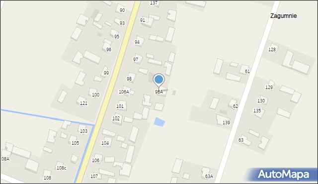 Świniary Stare, Świniary Stare, 98A, mapa Świniary Stare