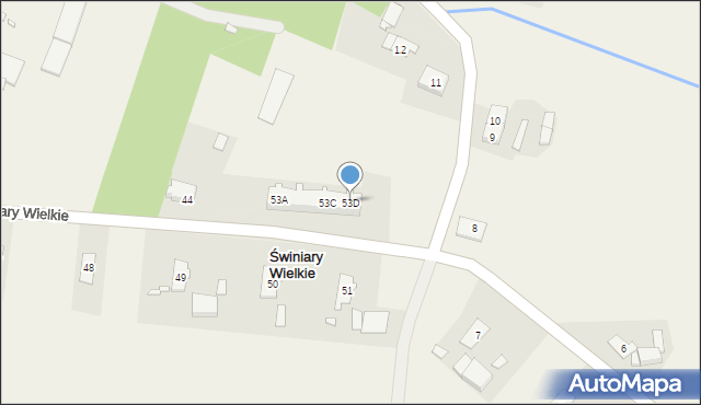 Świniary Wielkie, Świniary Wielkie, 53D, mapa Świniary Wielkie
