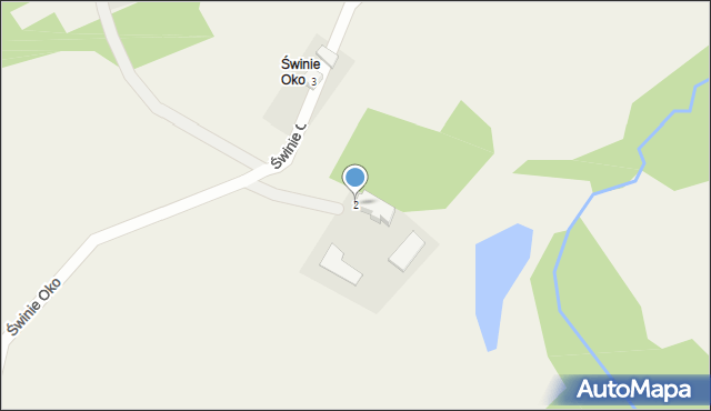 Świnie Oko, Świnie Oko, 2, mapa Świnie Oko