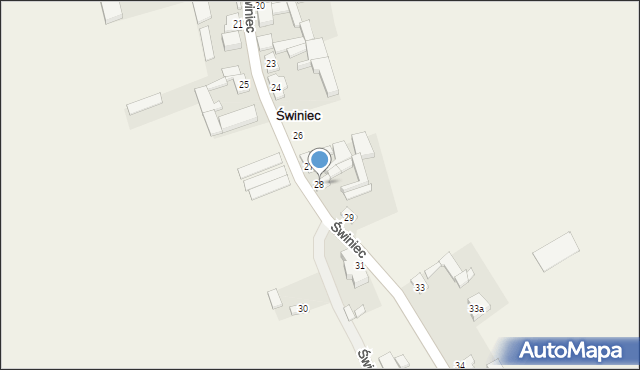Świniec, Świniec, 28, mapa Świniec