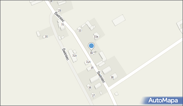 Świniec, Świniec, 34, mapa Świniec