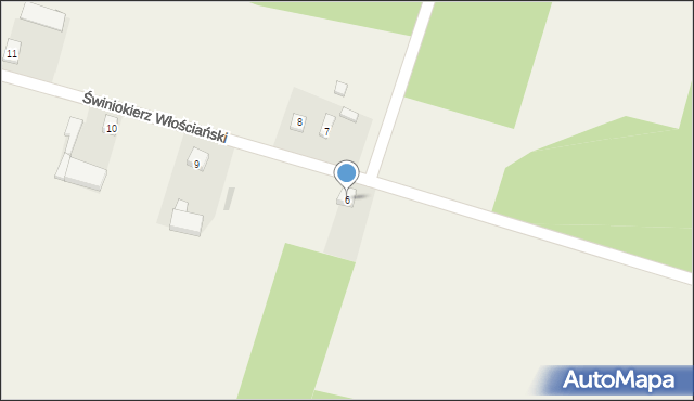 Świniokierz Włościański, Świniokierz Włościański, 6, mapa Świniokierz Włościański
