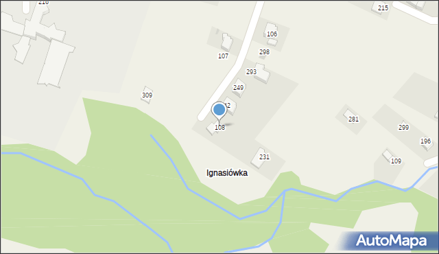 Świnna Poręba, Świnna Poręba, 108, mapa Świnna Poręba