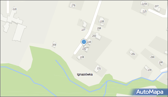 Świnna Poręba, Świnna Poręba, 142, mapa Świnna Poręba