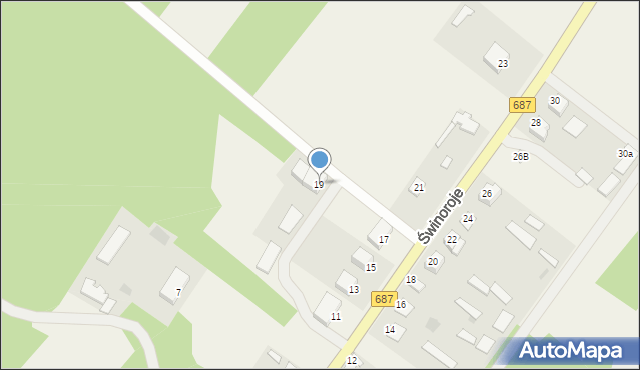 Świnoroje, Świnoroje, 19, mapa Świnoroje