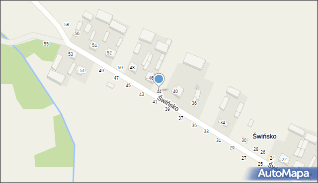 Świńsko, Świńsko, 44, mapa Świńsko