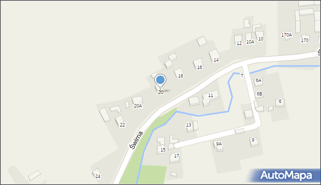 Świrna, Świrna, 20, mapa Świrna
