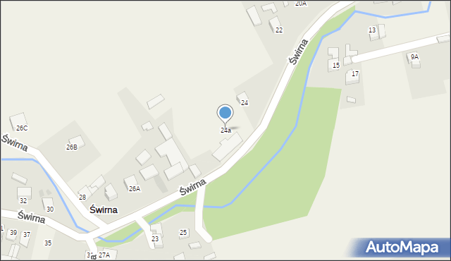 Świrna, Świrna, 24a, mapa Świrna