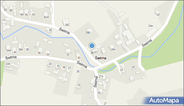 Świrna, Świrna, 28, mapa Świrna