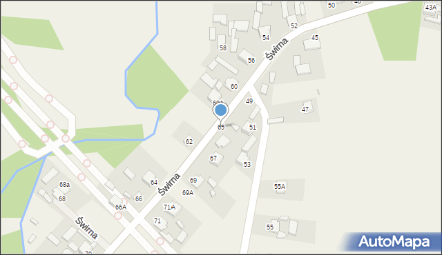 Świrna, Świrna, 65, mapa Świrna