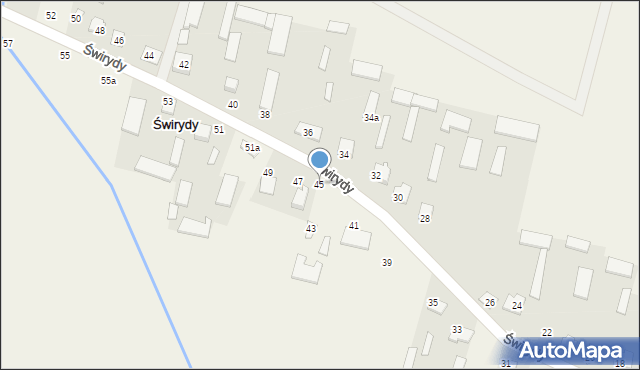 Świrydy, Świrydy, 45, mapa Świrydy