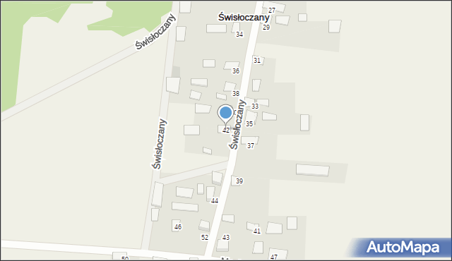 Świsłoczany, Świsłoczany, 42, mapa Świsłoczany