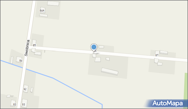 Swobnica, Swobnica, 90, mapa Swobnica