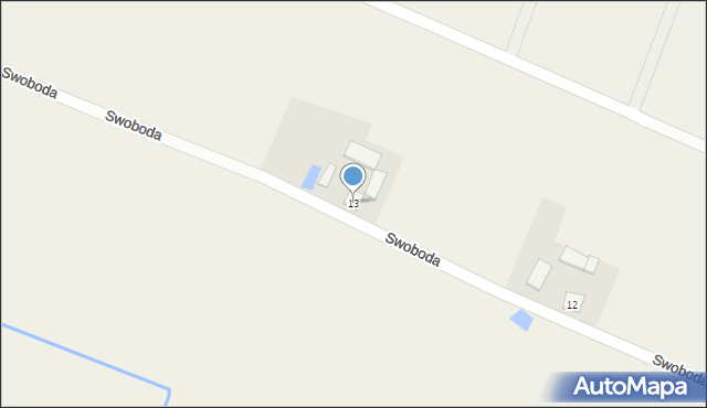 Swoboda, Swoboda, 13, mapa Swoboda