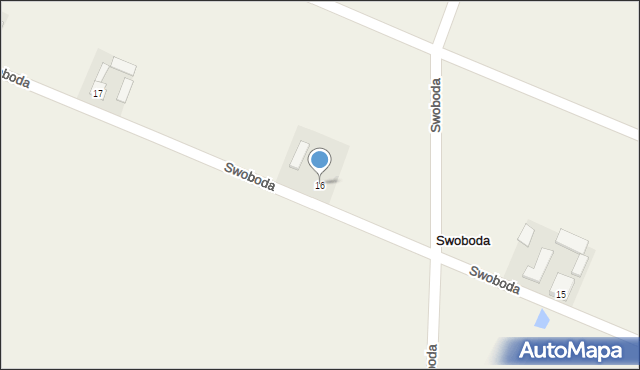 Swoboda, Swoboda, 16, mapa Swoboda