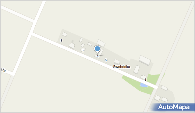 Swoboda, Swoboda, 6, mapa Swoboda