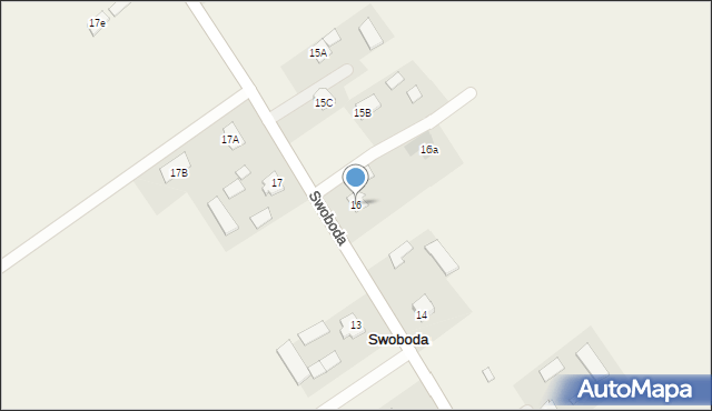 Swoboda, Swoboda, 16, mapa Swoboda