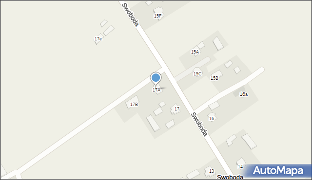 Swoboda, Swoboda, 17A, mapa Swoboda