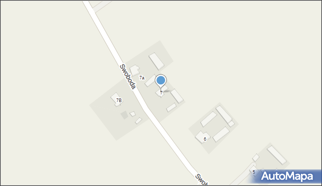 Swoboda, Swoboda, 7, mapa Swoboda