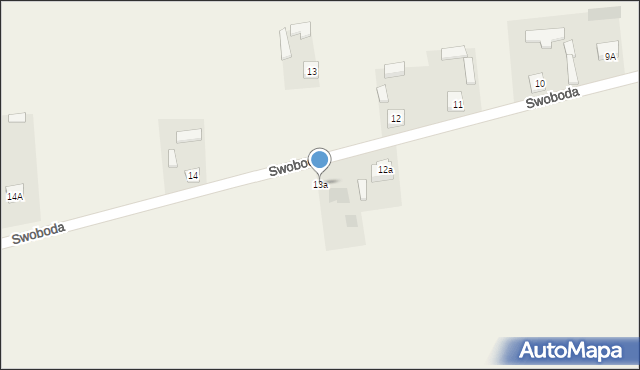 Swoboda, Swoboda, 13a, mapa Swoboda