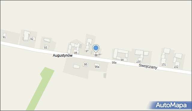 Swojczany, Swojczany, 98, mapa Swojczany