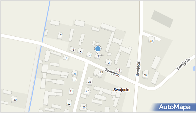 Swojęcin, Swojęcin, 3, mapa Swojęcin