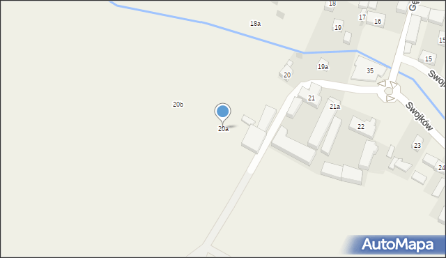 Swojków, Swojków, 20a, mapa Swojków