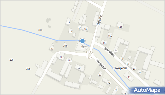 Swojków, Swojków, 35, mapa Swojków