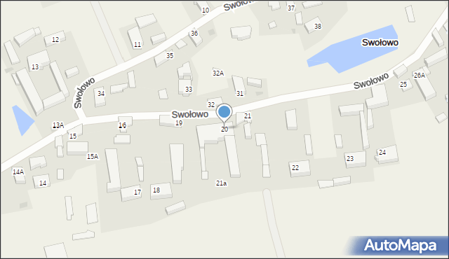 Swołowo, Swołowo, 20, mapa Swołowo