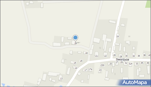 Sworzyce, Sworzyce, 19, mapa Sworzyce