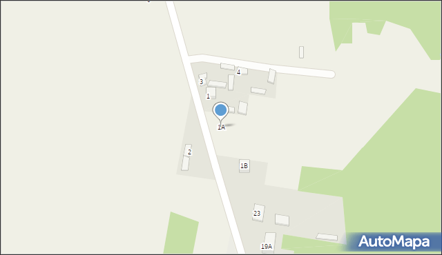 Sworzyce, Sworzyce, 1A, mapa Sworzyce