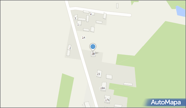 Sworzyce, Sworzyce, 1B, mapa Sworzyce