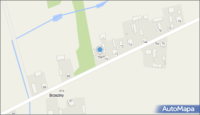 Sworzyce, Sworzyce, 70A, mapa Sworzyce